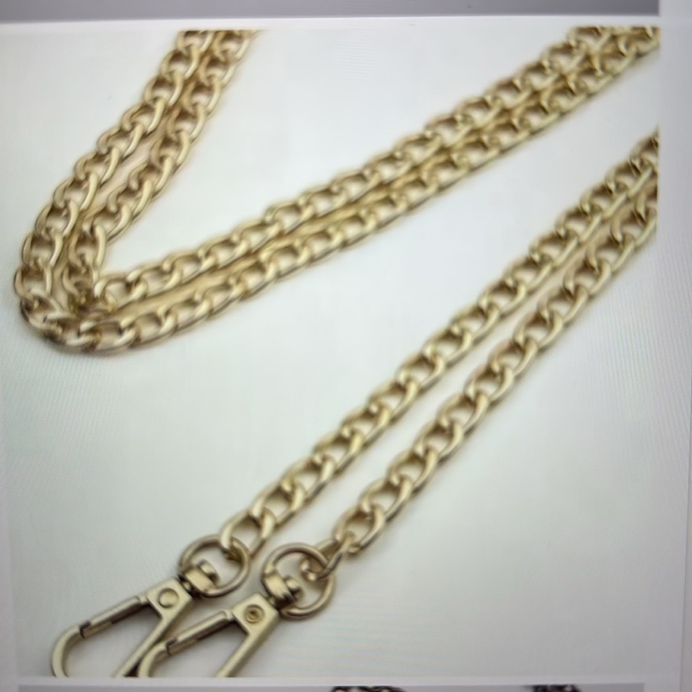 Gold,Silver,crossbody Chain Straps 47” pick one - Picture 3 of 4